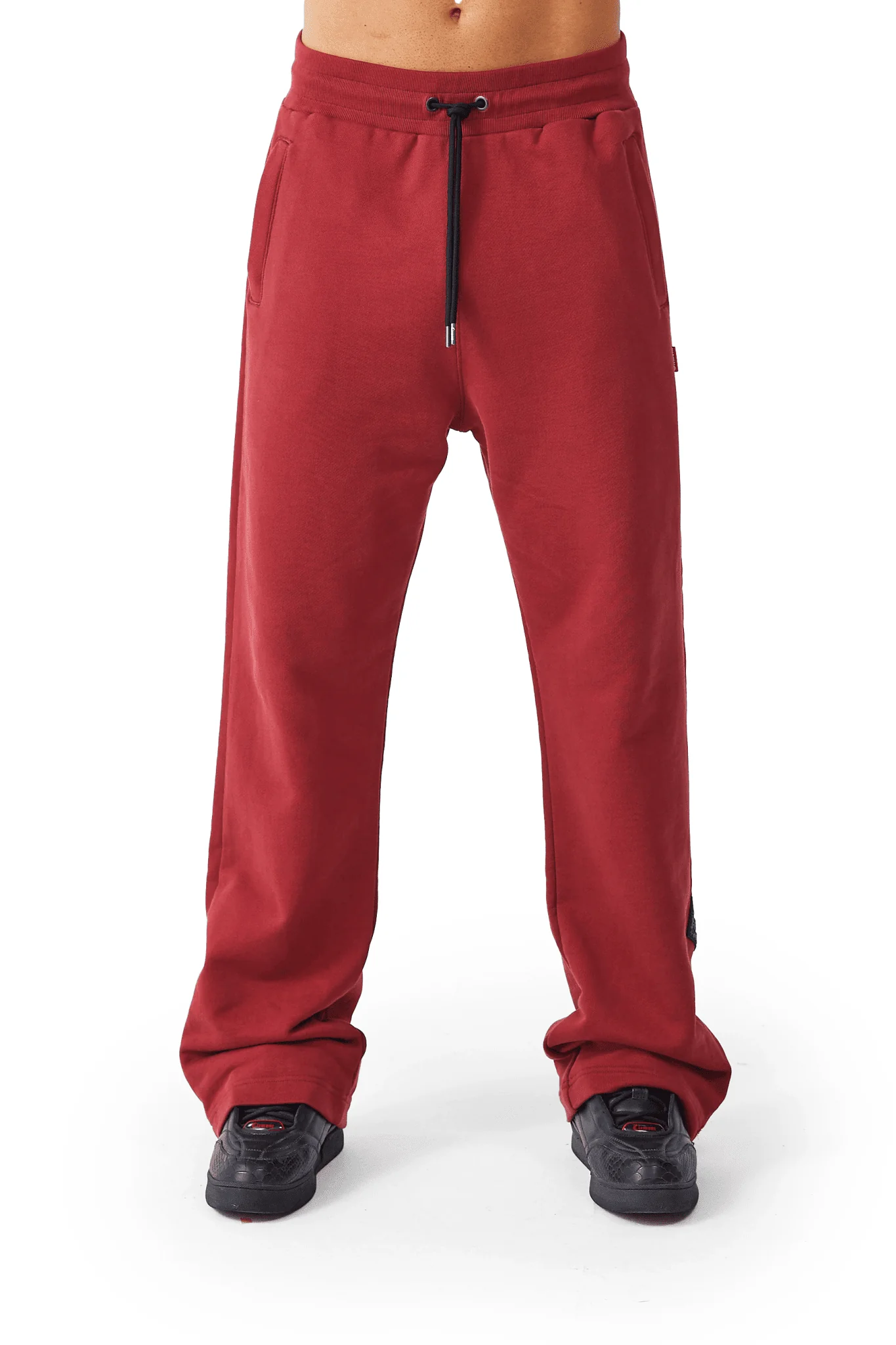 JOGGER SHORTS SPETTRALE BURGUNDY CLEMONT - Image 2