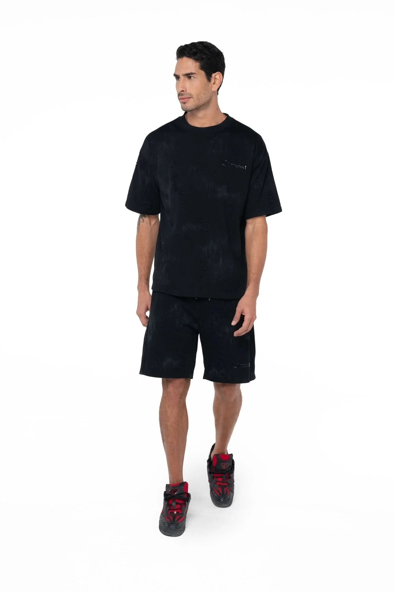 CAMISETA OVERSIZED MASCULINO ESTIVO NEGRO/SILVER CLEMONT - Image 7