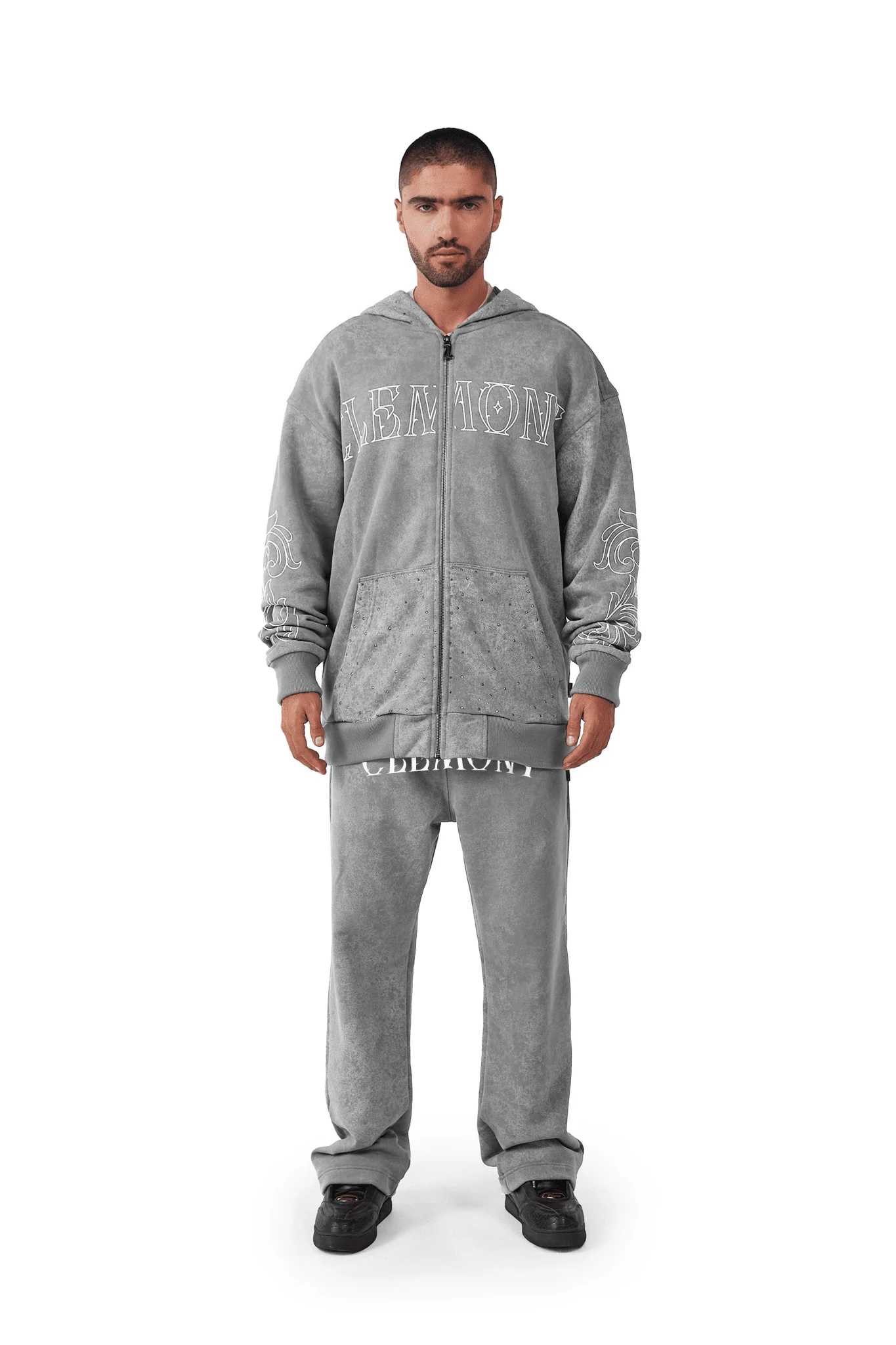 HOODIES HOMBRE MALEVOLO GRIS CLEMONT - Image 3