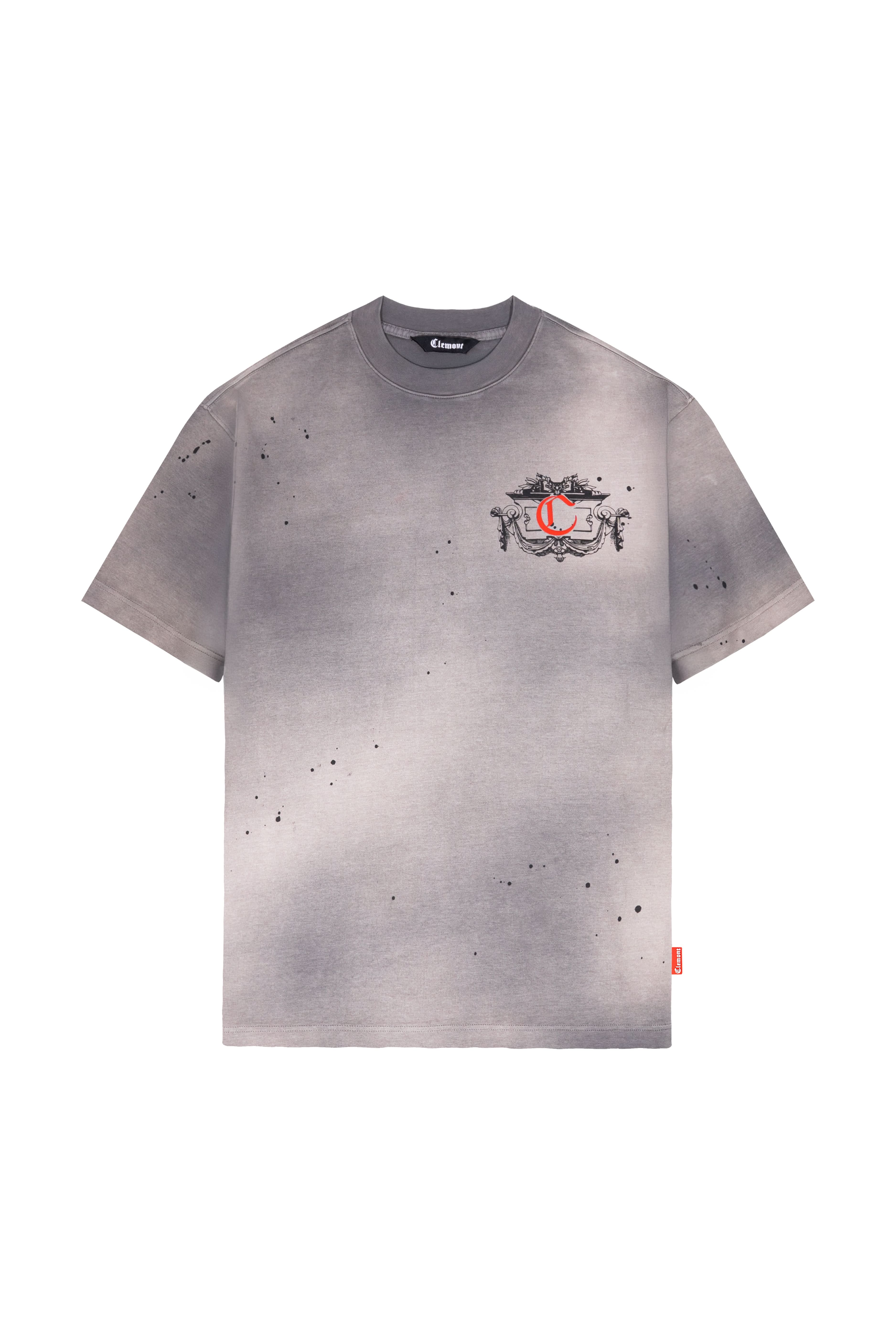 CAMISETA HOMBRE OVERSIZED DISORDINE GRIS OSCURO CLEMONT - Image 3