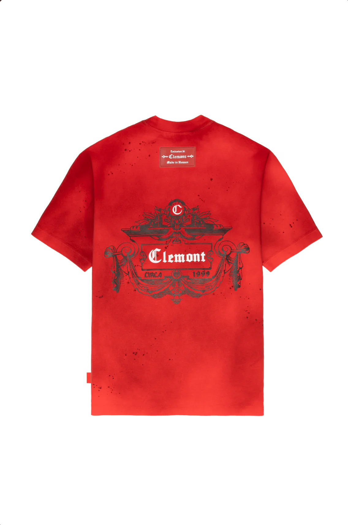 CAMISETA HOMBRE OVERSIZED DISORDINE ROJO CLEMONT