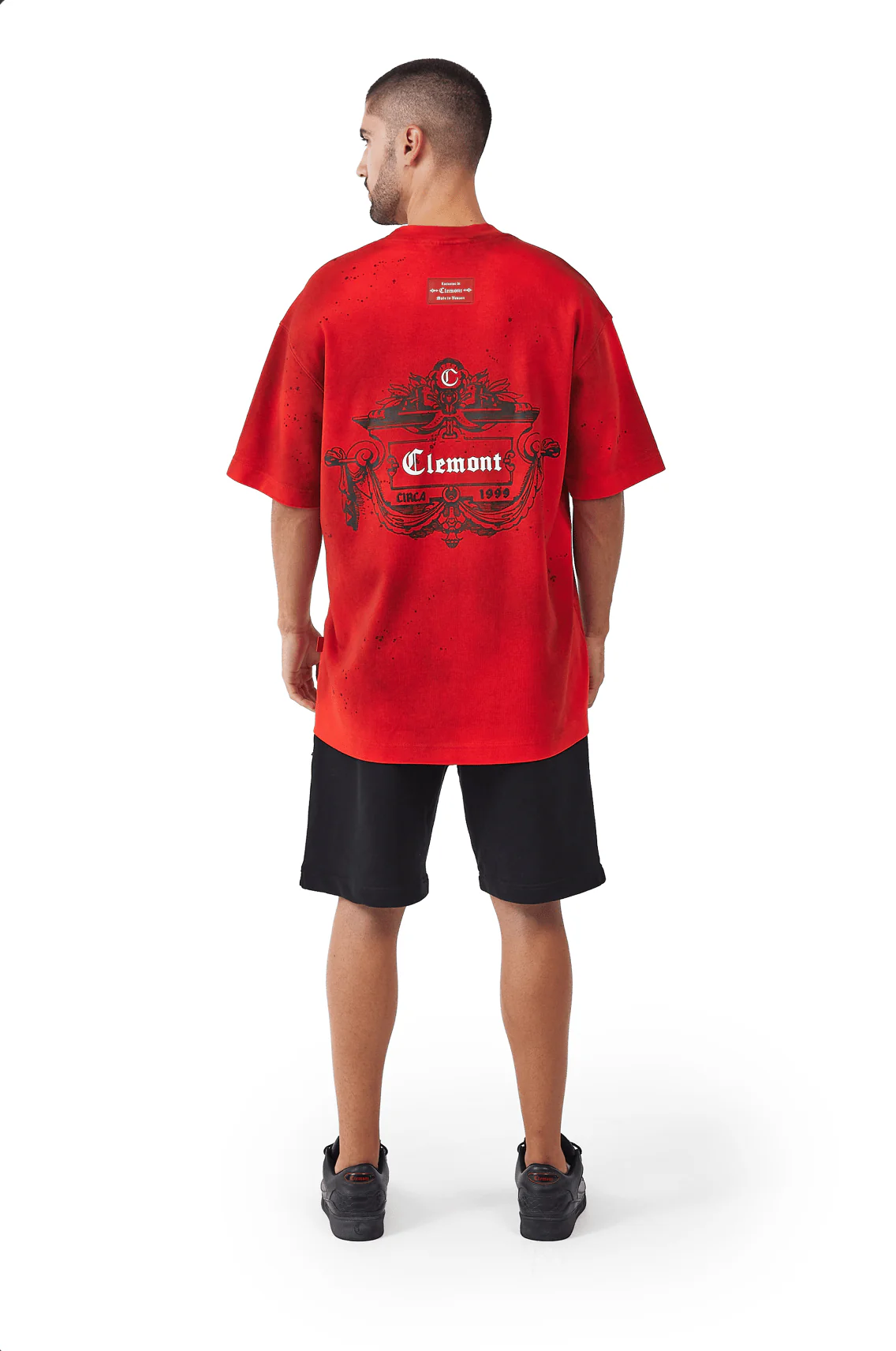 CAMISETA HOMBRE OVERSIZED DISORDINE ROJO CLEMONT - Image 5