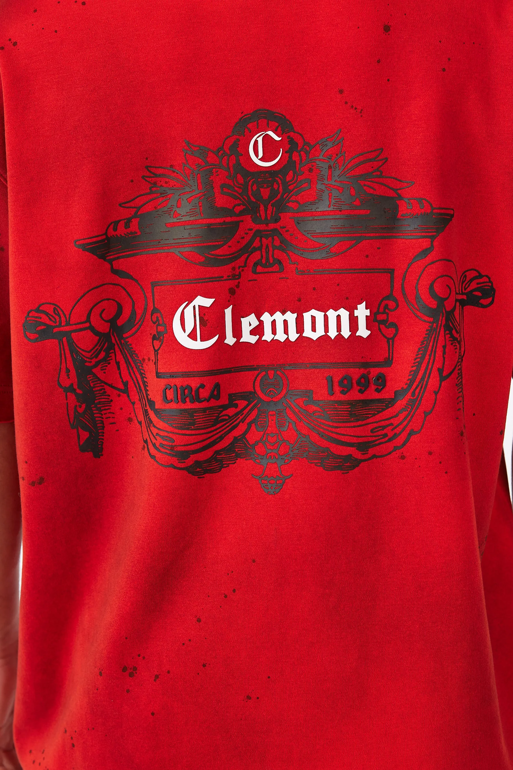CAMISETA HOMBRE OVERSIZED DISORDINE ROJO CLEMONT - Image 6