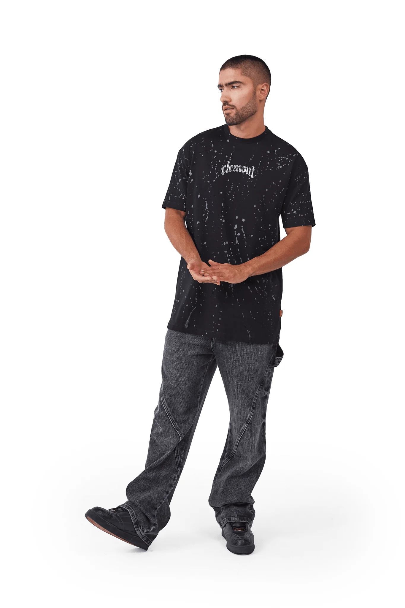 CAMISETA HOMBRE MACCHIA NEGRO CLEMONT - Image 4