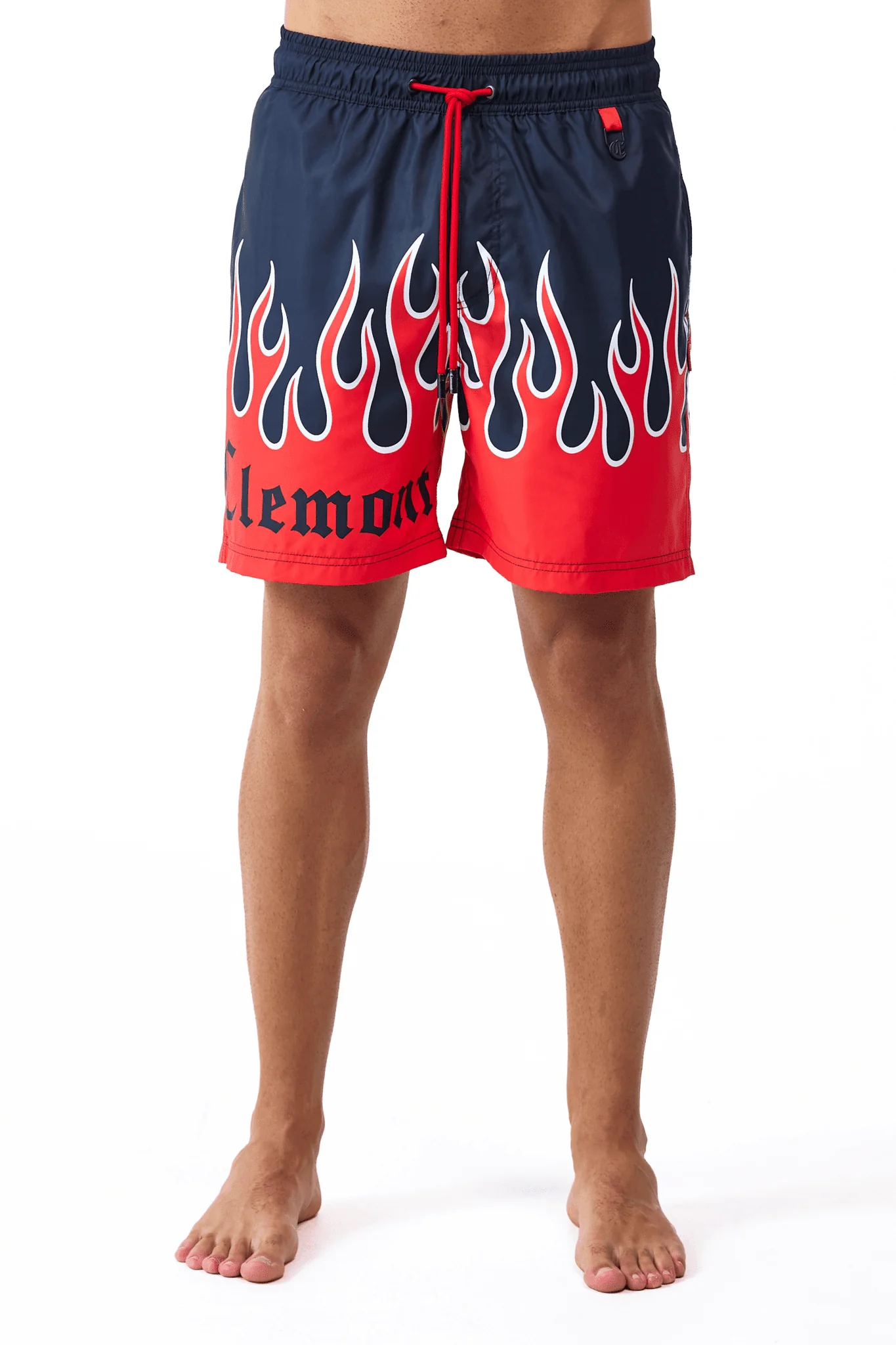 PANTALONETA MASCULINO PARADIGMA NEGRO/ROJO CLEMONT - Image 2
