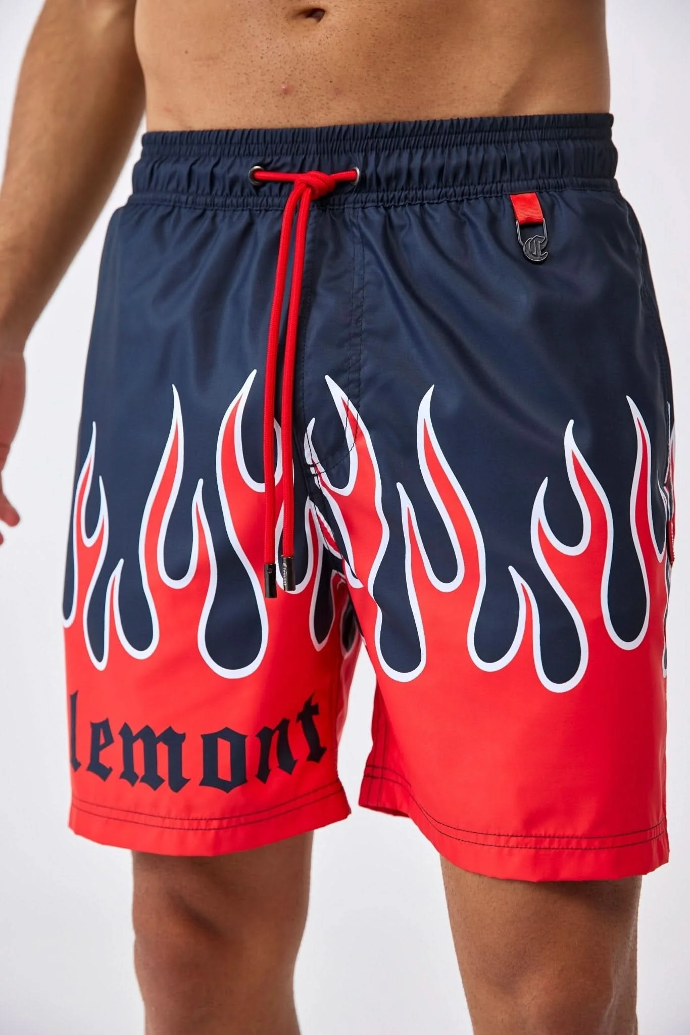 PANTALONETA MASCULINO PARADIGMA NEGRO/ROJO CLEMONT - Image 5