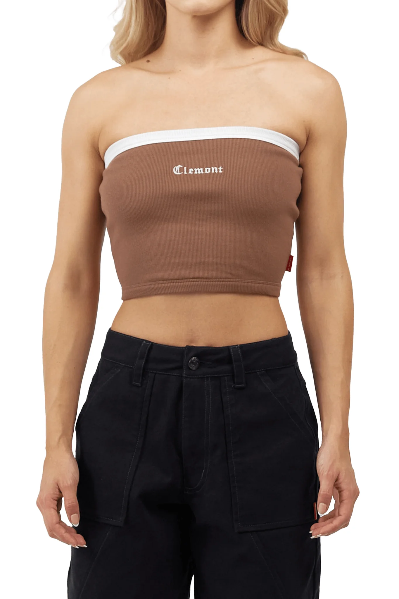 STRAPLESS WOMEN FELICITA TAUPE CLEMONT - Image 2