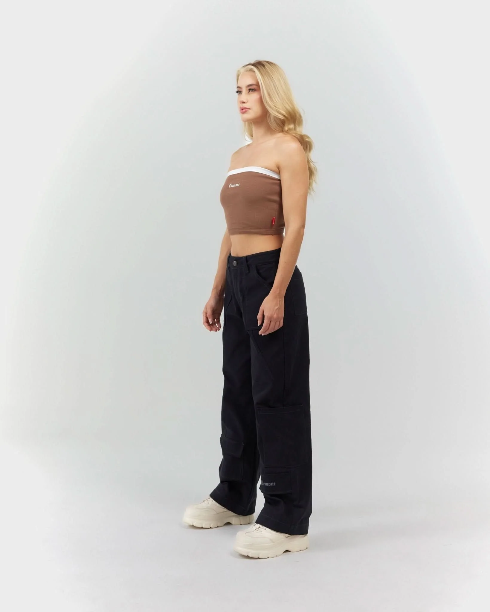 STRAPLESS WOMEN FELICITA TAUPE CLEMONT - Image 4