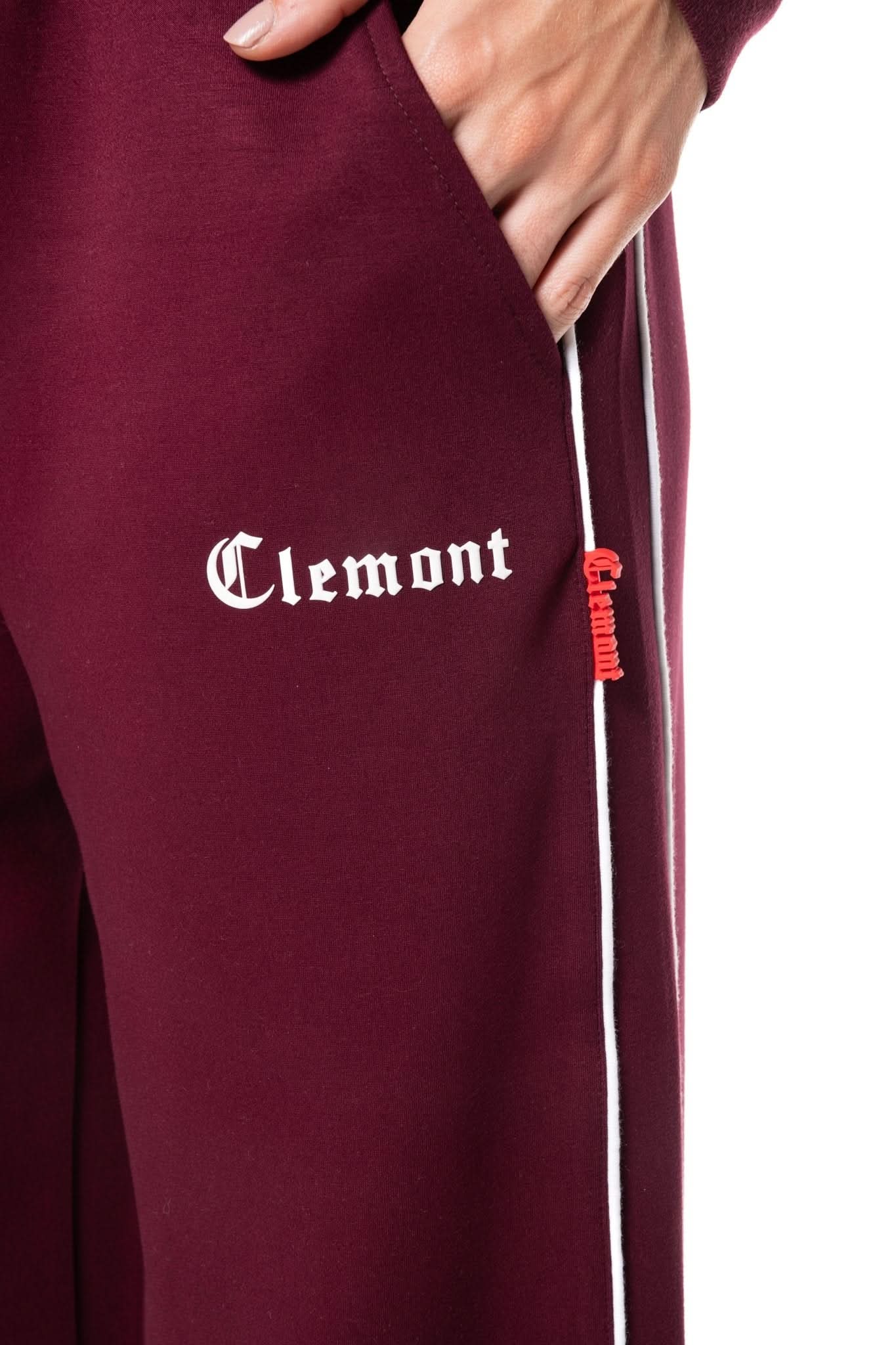 SUDADERA MUJER SENTIERO VINOTINTO/CREMA CLEMONT - Image 3