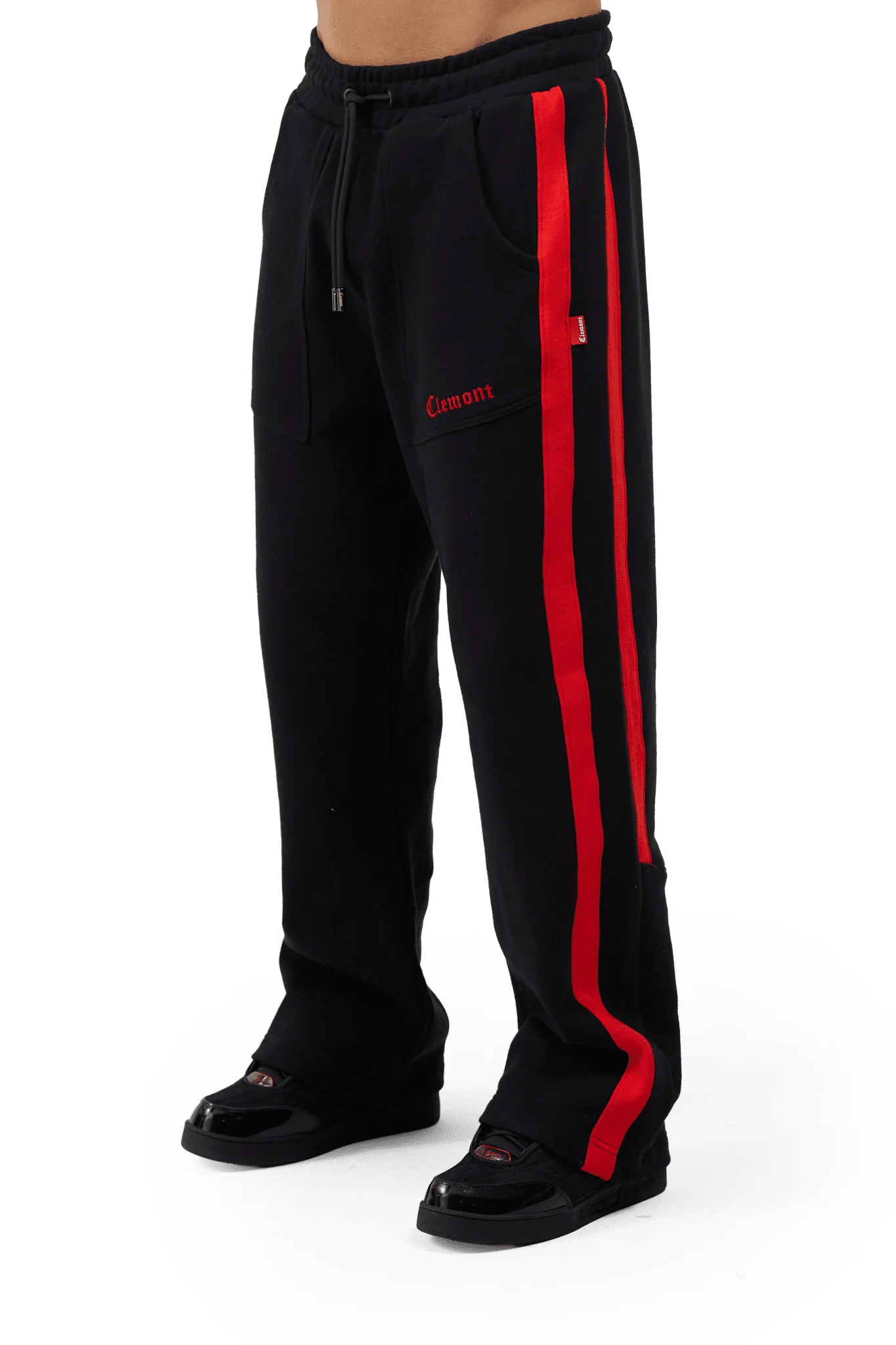 SWEAT PANTS MEN  RISPLENDERE BLACK CLEMONT - Image 2