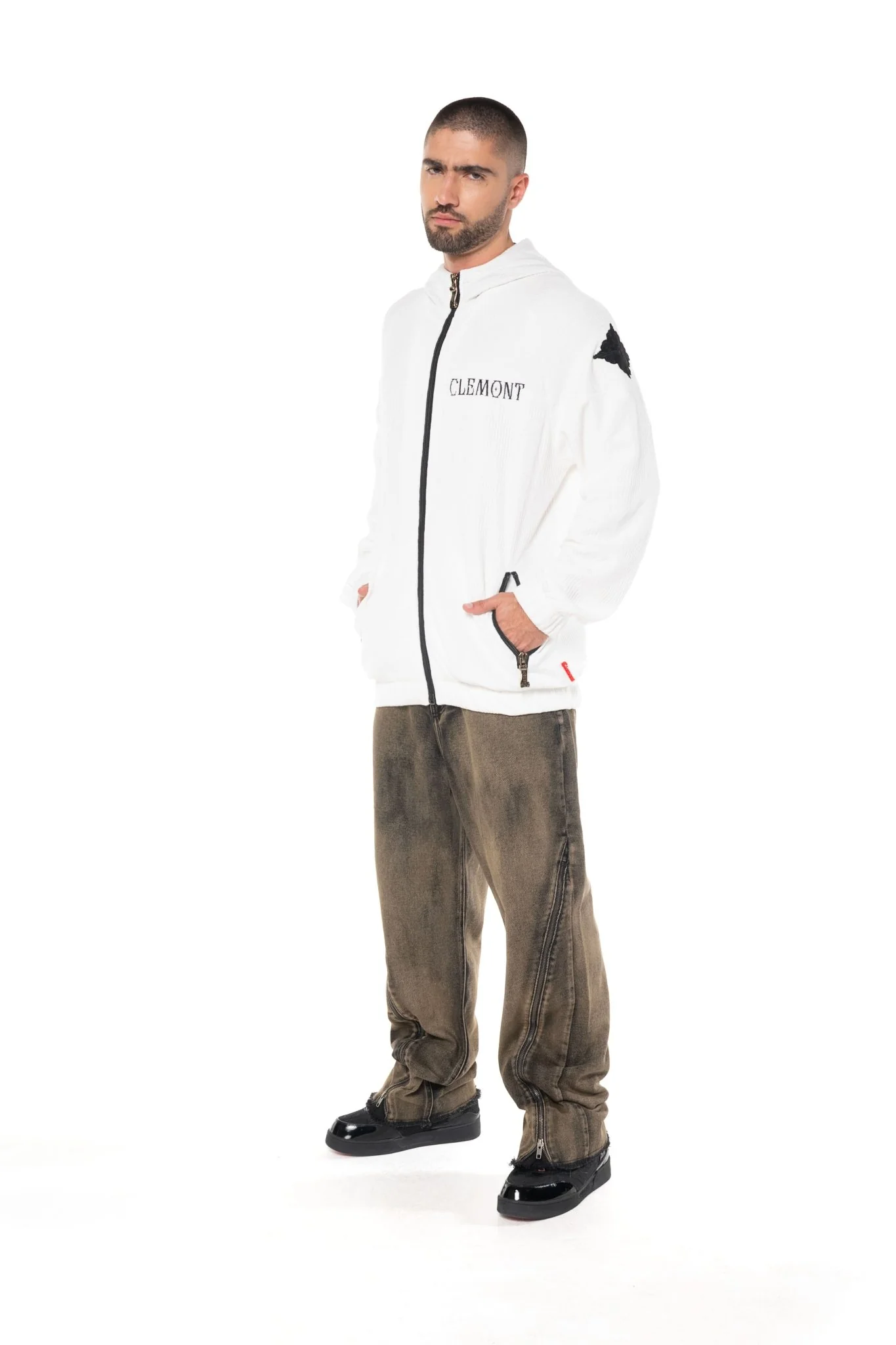 SWEATER LIGNAGGIO CREAM/NEGRO CLEMONT - Image 7