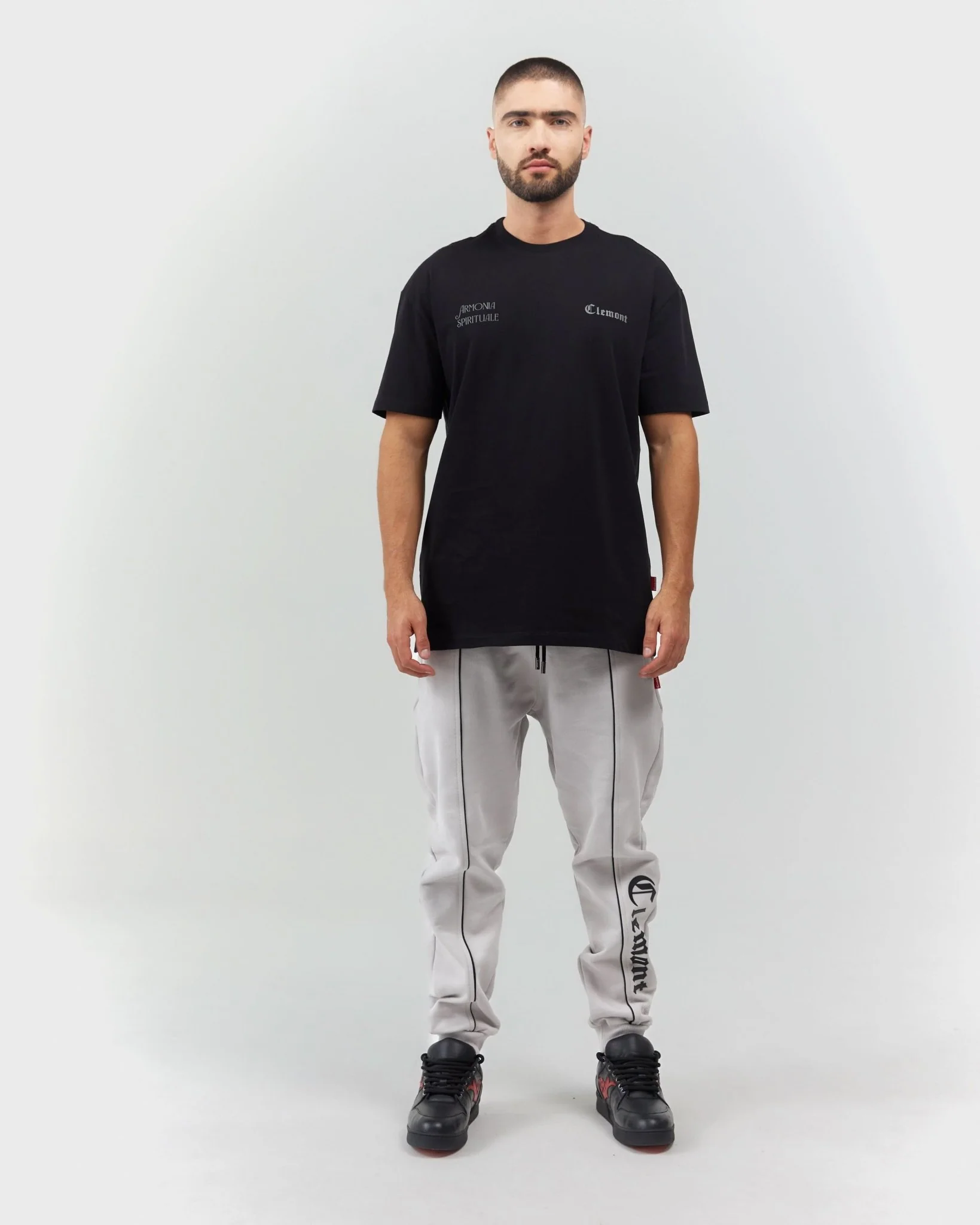 T-SHIRT MEN ESTREMO BLACK  CLEMONT - Image 3