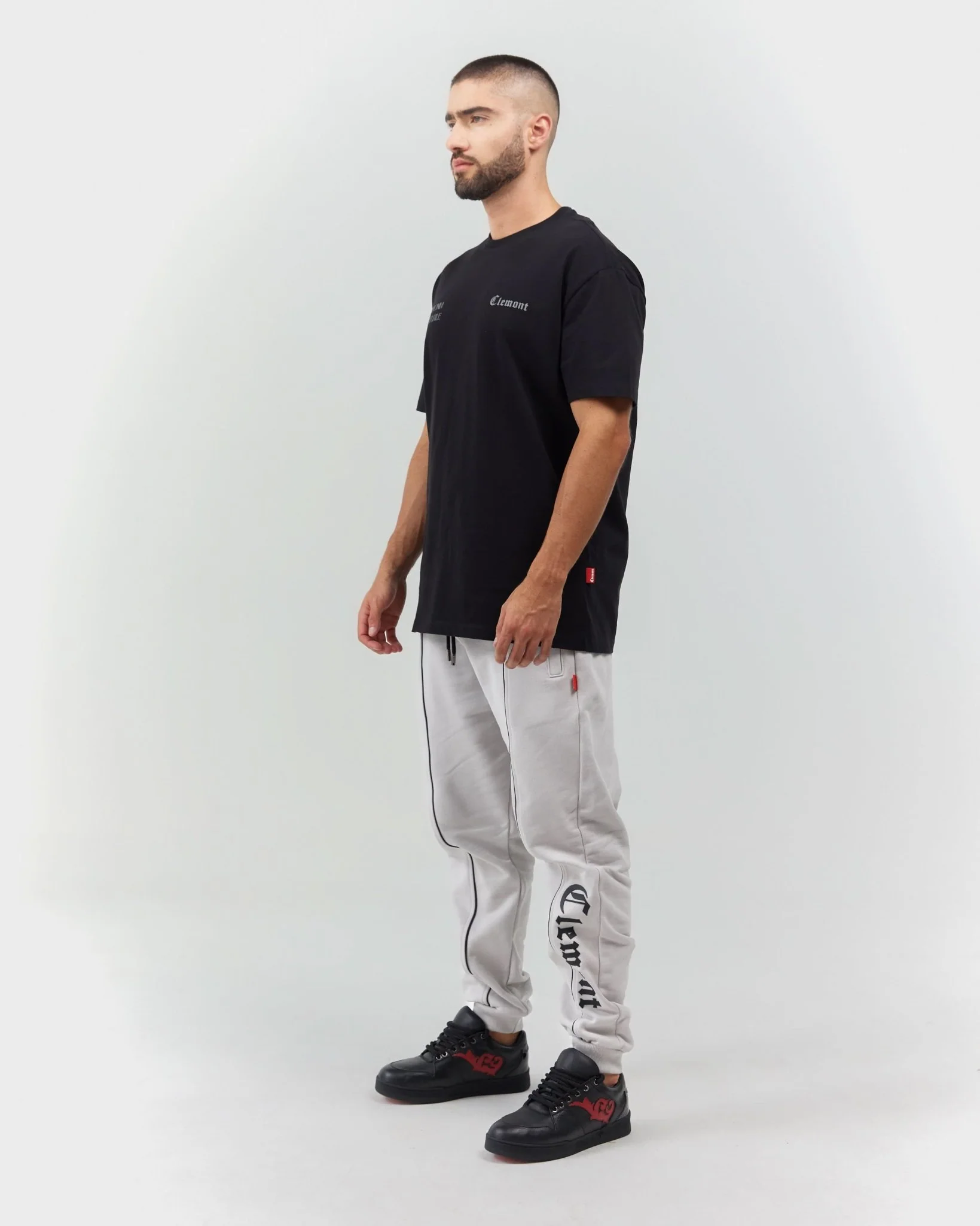 T-SHIRT MEN ESTREMO BLACK  CLEMONT - Image 4