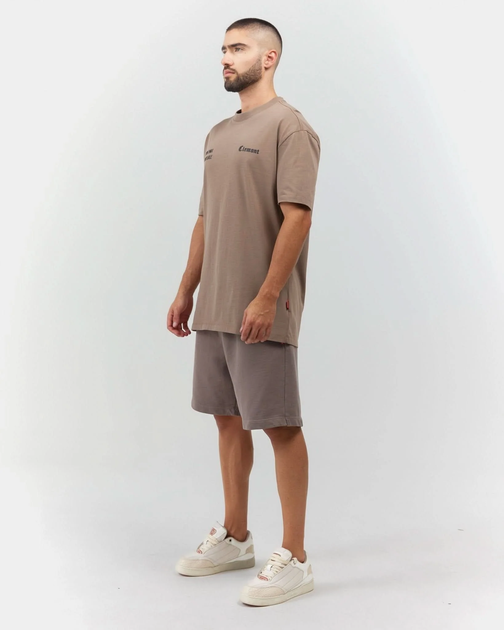 T-SHIRT MEN ESTREMO TAUPE CLEMONT - Image 4