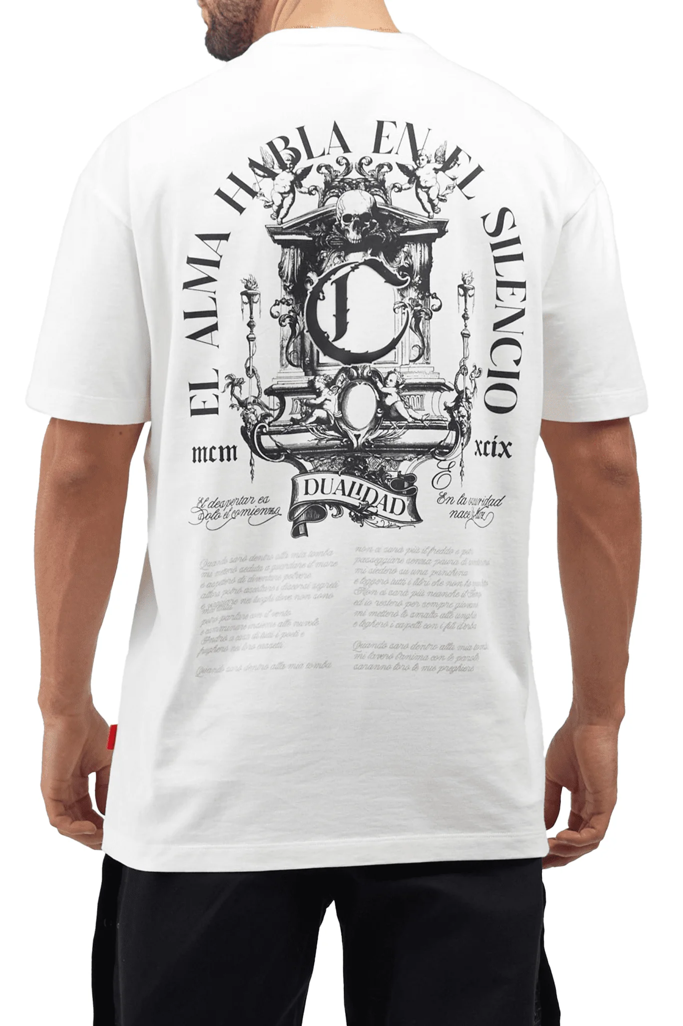 T-SHIRT MEN TRASCENDENTE CREAM CLEMONT - Image 2