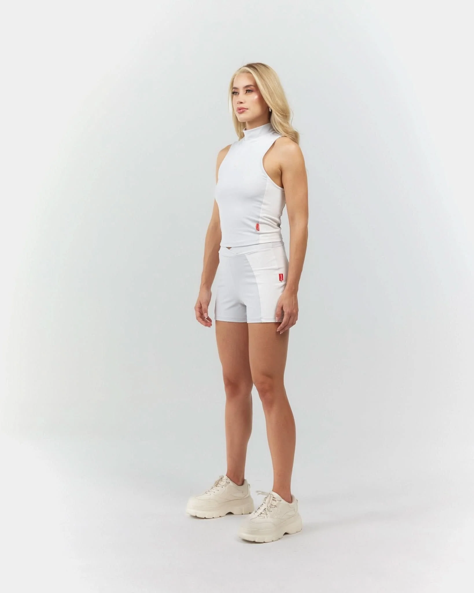 TANK TOP WOMEN ABBAGLIANTE GREY/CREAM CLEMONT - Image 4