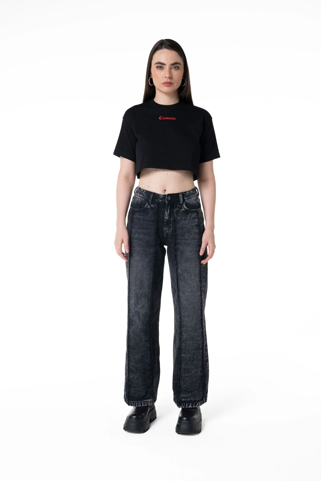TOPS CORTOS MUJER ATTRAZIONE NEGRO CLEMONT - Image 4
