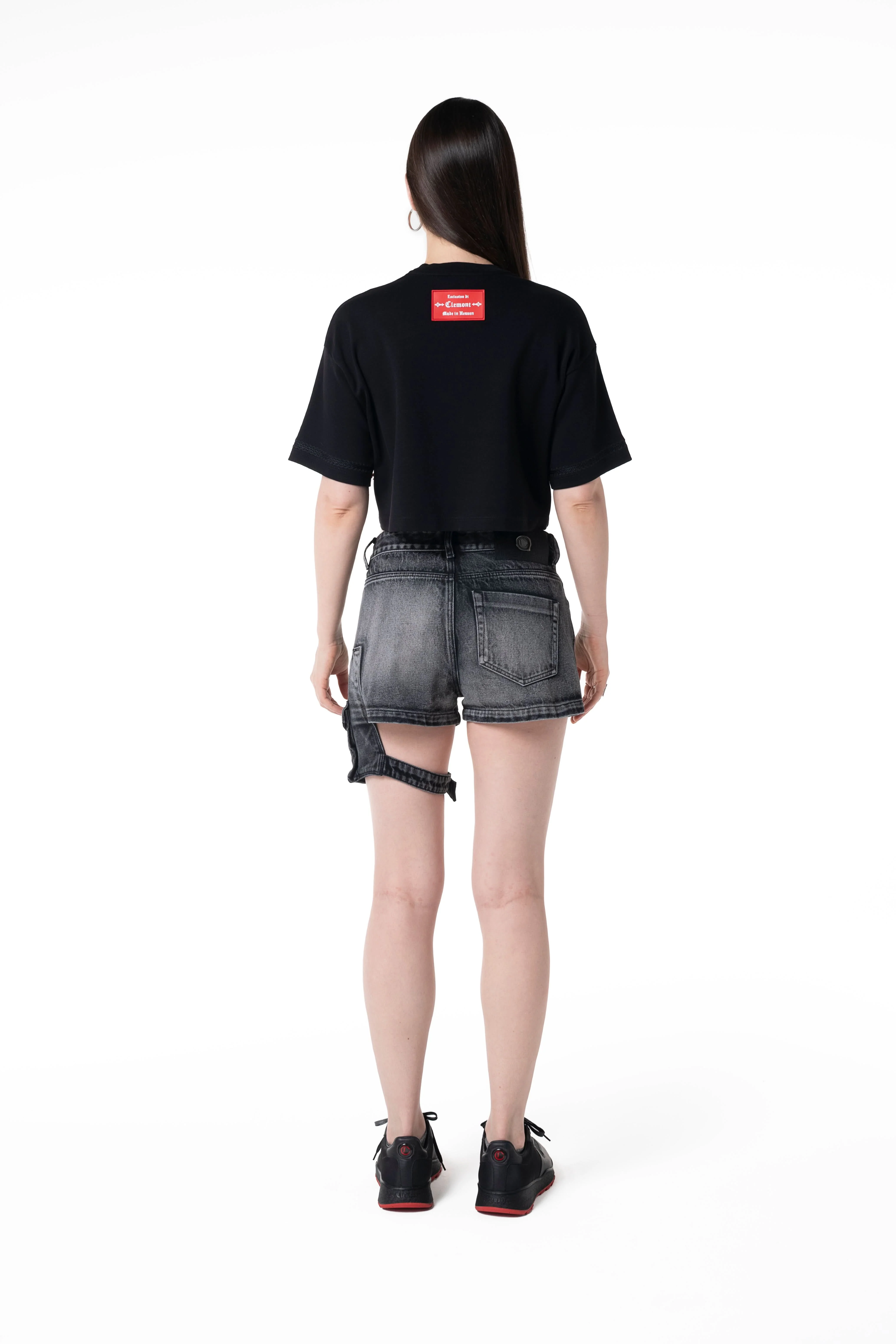 TOPS CORTO TIEPIDO MUJER NEGRO CLEMONT - Image 4