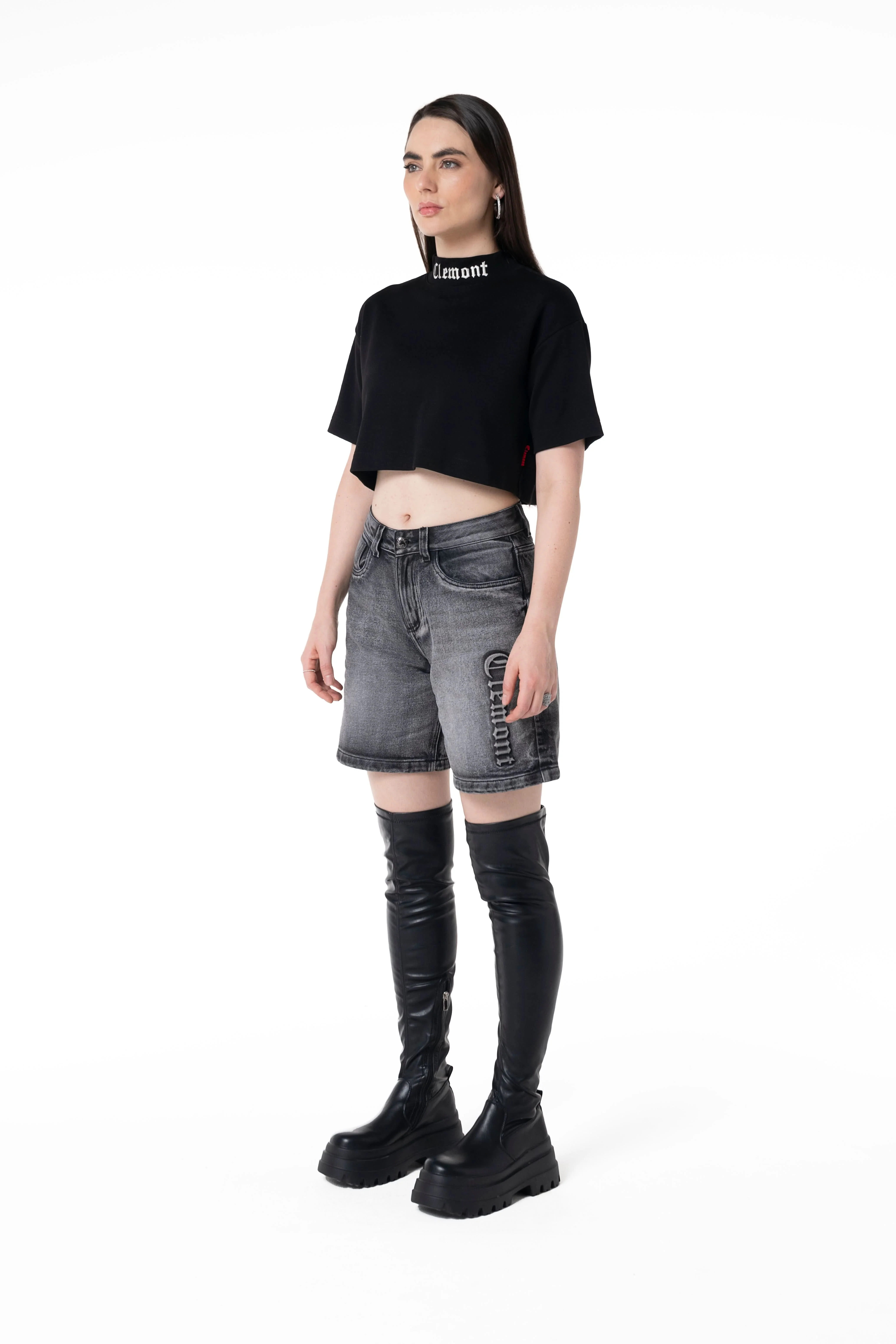 TOPS CORTOS MUJER SERAFINA NEGRO CLEMONT - Image 3
