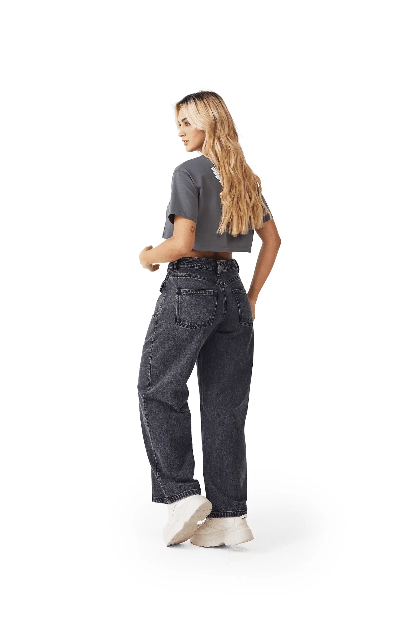 JEANS MUJER AFFLUENZA NEGRO CLEMONT - Image 8